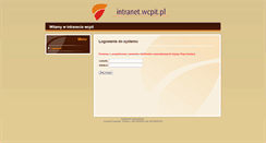 Desktop Screenshot of intranet.wcpit.pl